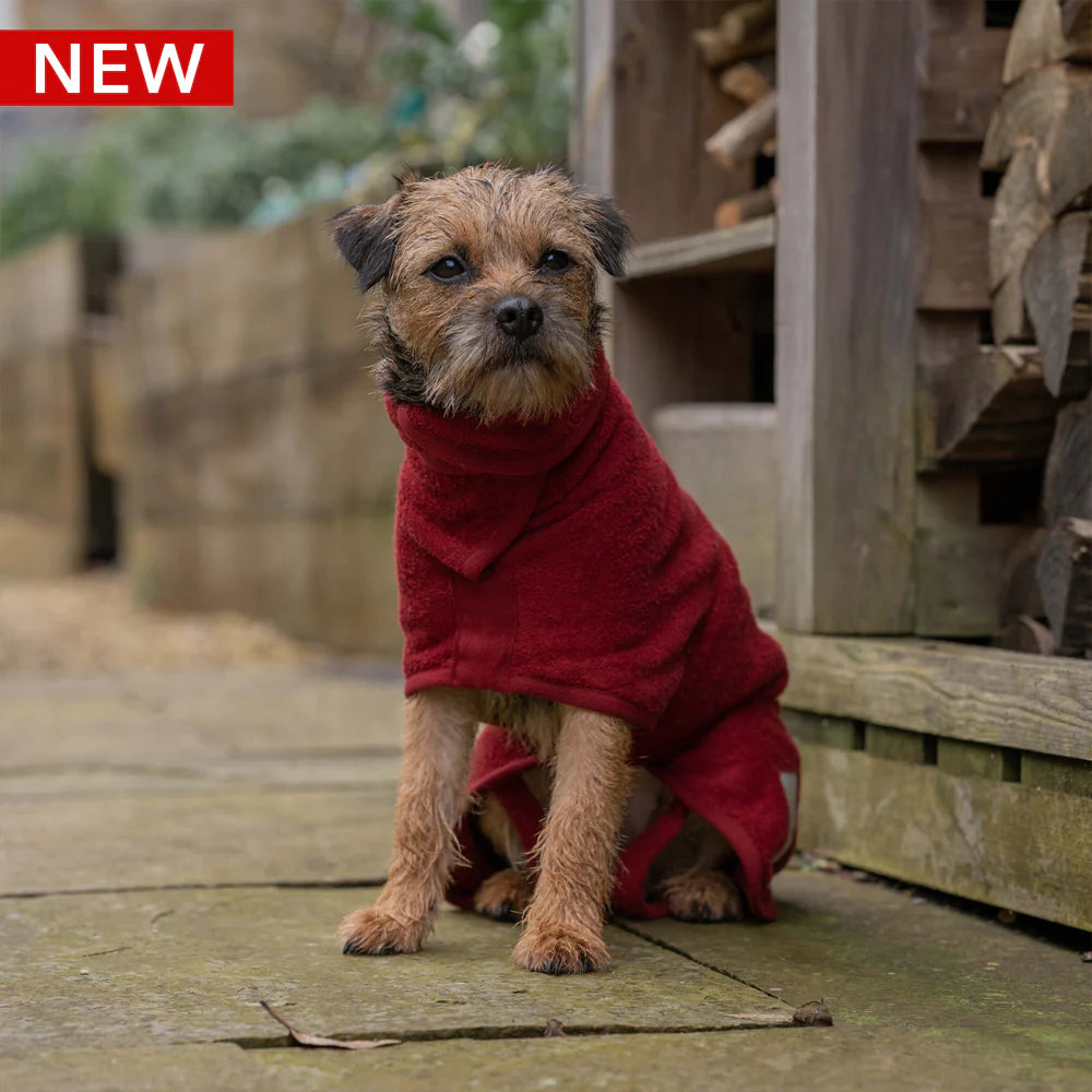 Dog drying coat Rosehip